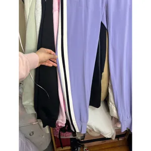 Norma Kamali x REVOLVE Side Stripe Joggers Pants Size XS‎ Violet Purple thumbnail 12