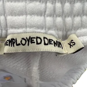 Unemployed Denim White‎ Embroidered Sweatpants XS Lightning Bolt Streetwear EUC thumbnail 5