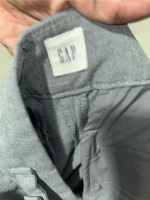 GAP Light Gray Women's Casual Trousers thumbnail 4