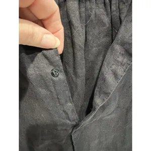 CP Shades Womens Black Linen Tunic Size Small Pockets Lagenlook Beach Minimalist thumbnail 2