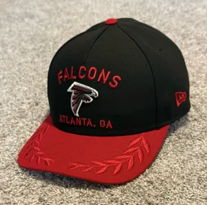 New Era Adults' Atlanta Falcons Draft 9Forty adjustable Cap thumbnail 1