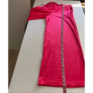 OFFLINE by Aerie Velour Wide Leg Lounge Pants XS Hot Pink Y2K Athleisure thumbnail 6