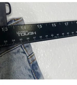 Princess Polly HOLLY ASYMMETRIC STRAIGHT LEG JEAN LIGHT WASH DENIM LOWER IMPACT thumbnail 10