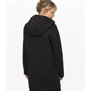 LULULEMON‎ URBAN HORIZONS JACKET WOMENS Small REVERSIBLE HEATHERED GRAY BLACK thumbnail 3