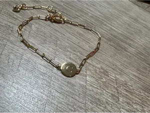 Kate Spade New York Gold-Tone Paperclip C Initial Bracelet thumbnail 4