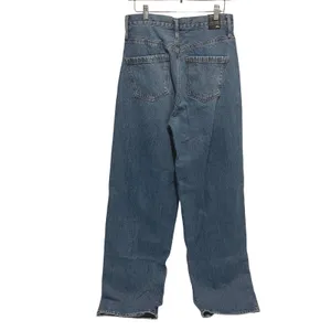 Zara Women's Jeans Size 10 Blue Denim Wide Leg High Waist Casual‎ thumbnail 3