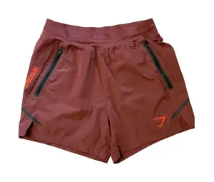 Gymshark Apex Women's Athletic Shorts. Burgundy. Size Medium thumbnail 1
