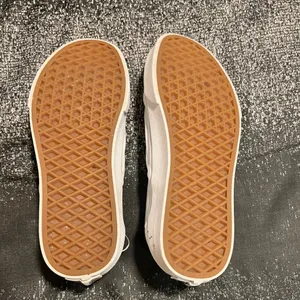 Womens 7 Vans Classic Slip On Checkerboard True White Canvas Sneakers thumbnail 11