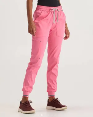 Rose Pink TENCEL™ Catalina‎ ‎ Jogger Scrub Pants thumbnail 2