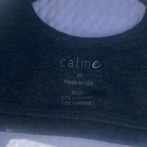 Calme Ease Cross Back Activewear Sports Bra Size XS Greenish thumbnail 4