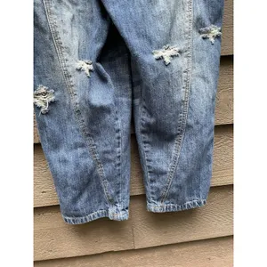 Monthorigin Denim Overalls OS Boho Lagenlook Cottagecore Festival Farm Core M thumbnail 15