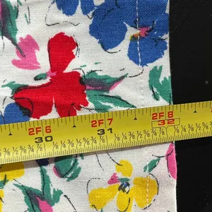 Rixo for Target Women's Linen Rayon Multi Floral‎ Puff Sleeve Button Dress 2 NWT thumbnail 9