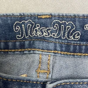 Miss Me 26 X 29 Skinny Mid Rise Denim Jeans Blue 5‎ Pockets Stretch Distressed thumbnail 7