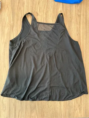 JoyLab black tank with mesh thumbnail 2