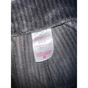 No Boundaries Womens Small 3-5 Ribbed Flare Pants Charcoal Black Y2K Bell Bottom thumbnail 5