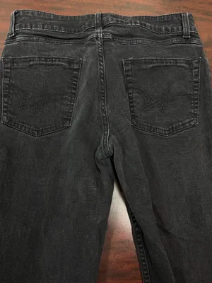 Wrangler Black Boot Cut Jeans Size 9/10x32 thumbnail 4