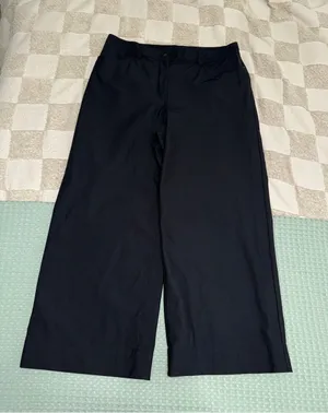Lululemon City Sleek 5 Pocket Wide-Leg High Rise 7/8 Length Pant Black size 31 thumbnail 1
