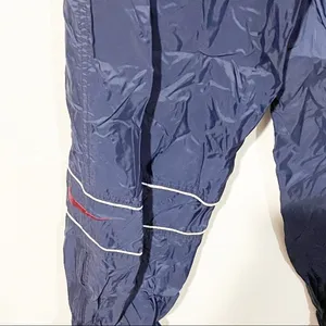 Nike Vintage‎ Womens Medium Blue Wind Athletic Elastic Waist Pants thumbnail 4