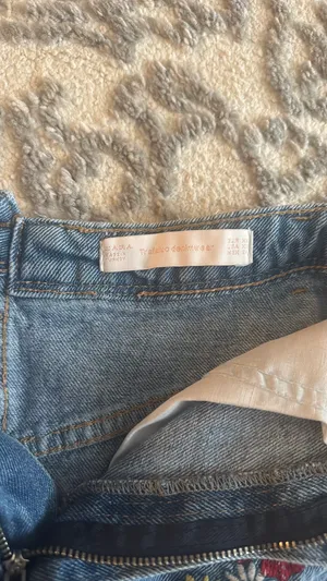ZARA Denim Skirt Mini thumbnail 2