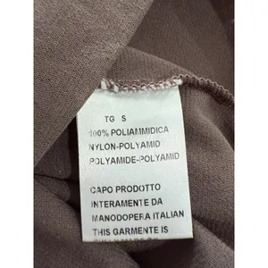 D.Exterior Made in Italy Nylon Blend Tank Top Sleeveless Casual Brown‎ S thumbnail 7