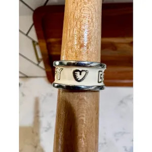 vintage Coach Poppy enamel band ring 2009-2012 preppy casual luxury coquette thumbnail 3