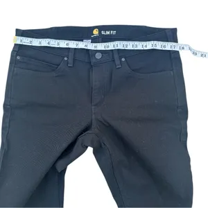 Carhartt Women’s Slim Fit Work Pants Black Size 14 Regular NWT Without Tags thumbnail 4