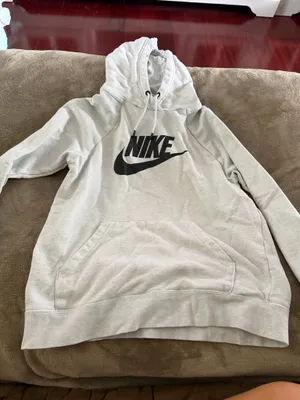 Nike Light Grey Hoodie thumbnail 1