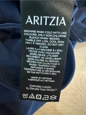 Aritzia Original Contour Esteem Bodysuit navy blue size Small thumbnail 9