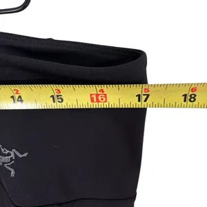 Arcteryx Essent High Rise Leggings Womens XL Black Side Pocket Hiking Tights thumbnail 4