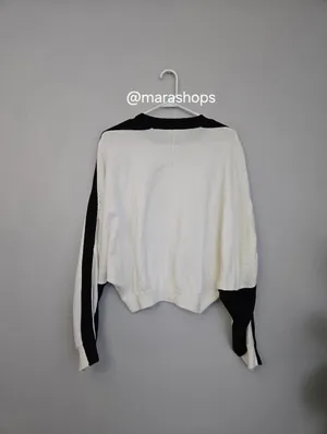 Maeve Dolman Sleeve Crew Neck Color Blocked Sweater thumbnail 7
