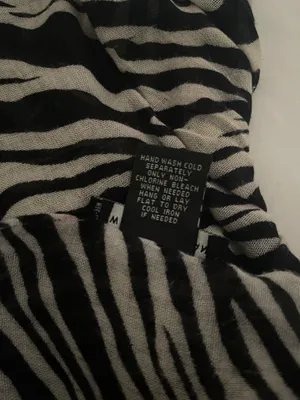 New York & Company Zebra Print Scarf w/ Fringe 🦓 thumbnail 6