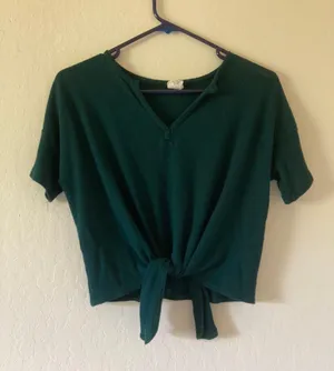 Live in the Moment Cropped Tie Shirt thumbnail 2