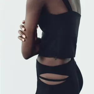 ZARA Bow Corset Top thumbnail 4