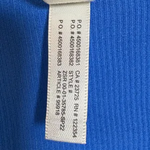 The Group BABATON Aritzia Contour Blue Long Sleeve Crew Crop Top W2258 Sz L thumbnail 5