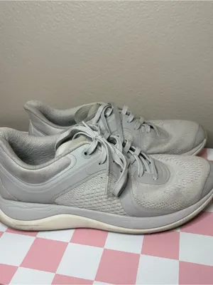 Lululemon gray beige running casual Chargefeel Low Workout preppy luxury shoe 9 thumbnail 2
