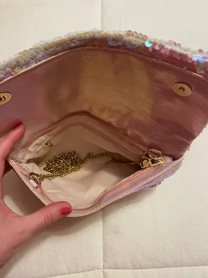 Pink Sequin Purse thumbnail 4