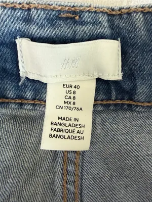 H&M Wide-Leg High-Rise Jeans in‎ Blue Wash thumbnail 2