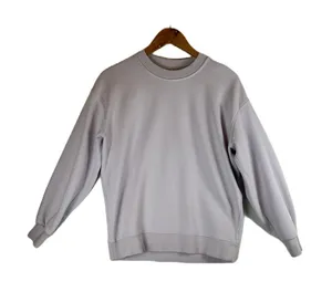 Lululemon Perfectly Oversized Crewneck Sweatshirt Lavender‎ Purple Cotton Size 0 thumbnail 1