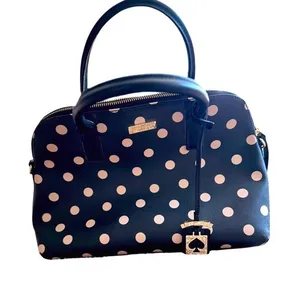 Kate Spade Handle‎ Bag, Black White Polka Dot thumbnail 1