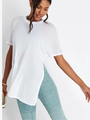 Alo Yoga Dreamer Short Sleeve Top White Women’s Small thumbnail 1