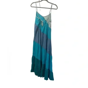 🌊 L*Space “Leona” Tiered Maxi Dress – Blue Ombre Size S‎ NWT ☀️💙 thumbnail 3