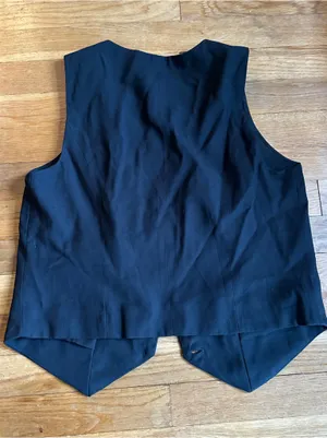 A new day Black Button-Front Vest thumbnail 3