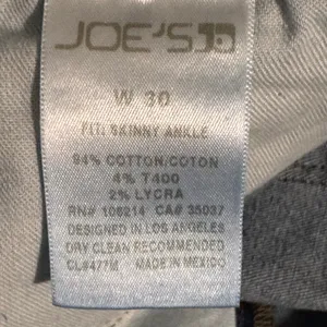 Joe's Jeans Daniella Skinny Jeans Women's 30 Blue Mid Rise Raw Hem Stretch thumbnail 9