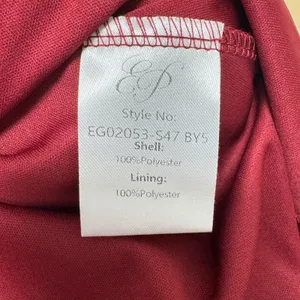 NWT‎ Ever Pretty Burgundy High-Low Chiffon Flutter Sleeve Midi Dress Size 6 thumbnail 7