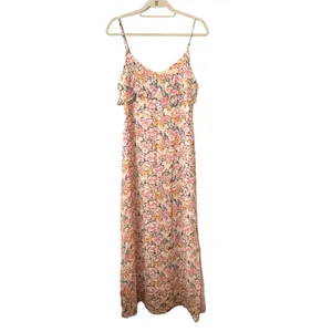JOIE Hydeia Garden Floral Silk‎ Maxi Dress Sz Medium thumbnail 2
