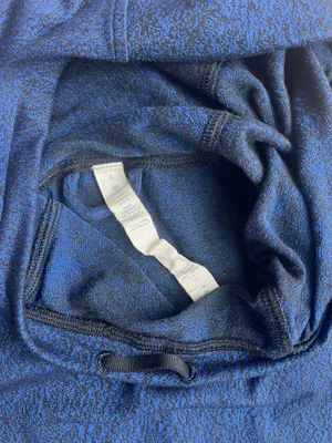 Lululemon Ready To Rulu Hoodie Jacquard Sapphire Blue Black thumbnail 5