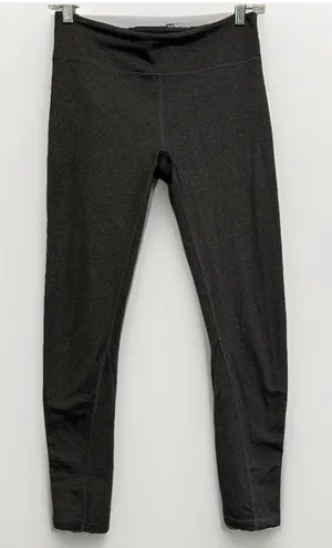 ALO Yoga Leggings Women Size M Gray Gym Activewear 7/8 Low-Rise Ankle Zip EUC thumbnail 1