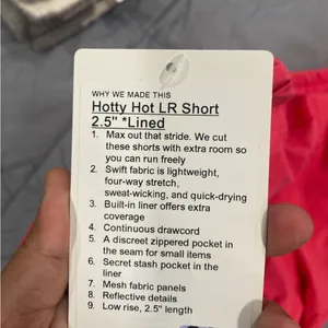 Lululemon Hotty Hot Low Rise 2.5” Lip Gloss thumbnail 7