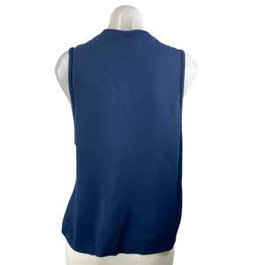 Gymshark Women's Blue Crewneck Sleeveless Activewear Muscle Tee Tank Top Size L thumbnail 3