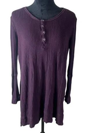 WE THE FREE + CREW NECK BLOUSE Long Sleeve Size Medium thumbnail 1